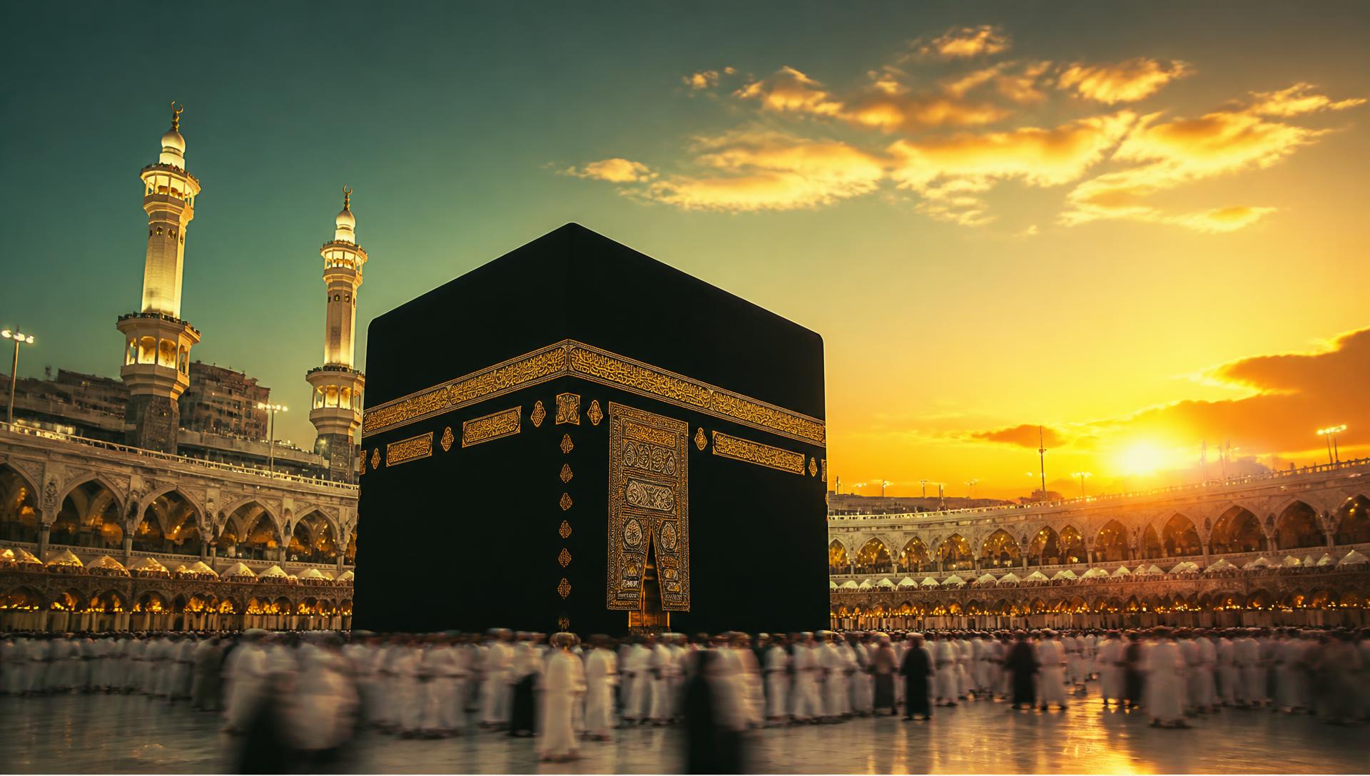 الكعبة المشرفة في المسجد الحرام